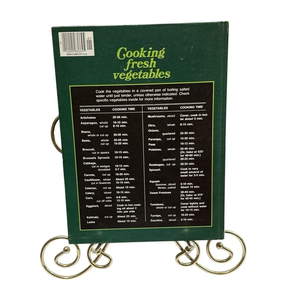 Better Homes and Gardens All-Time Favorite Vegetable Recipes 1977 Vintage Book